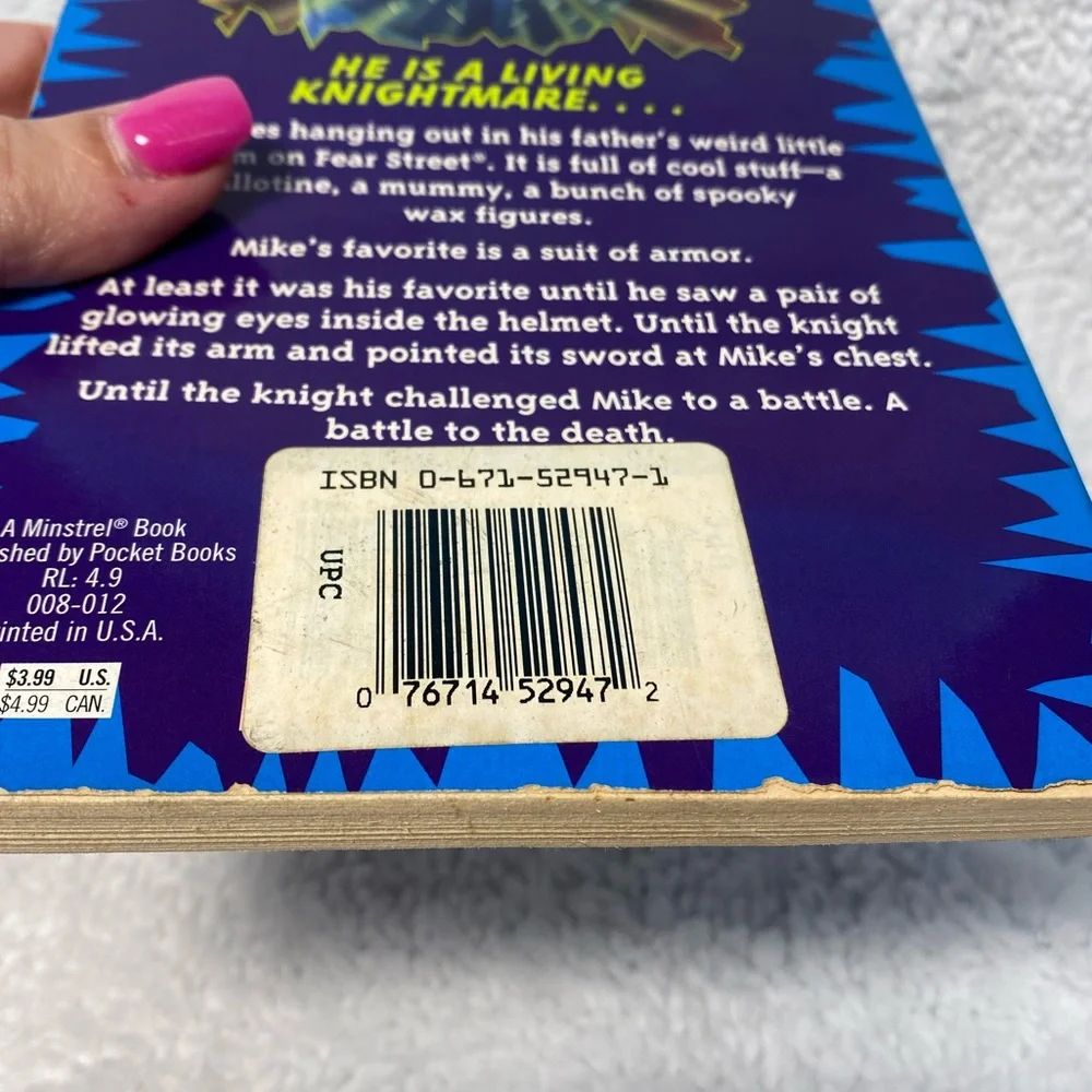 First Printing: R.L. Stine’s Ghosts of Fear Street No. 7: “Fright Knight”